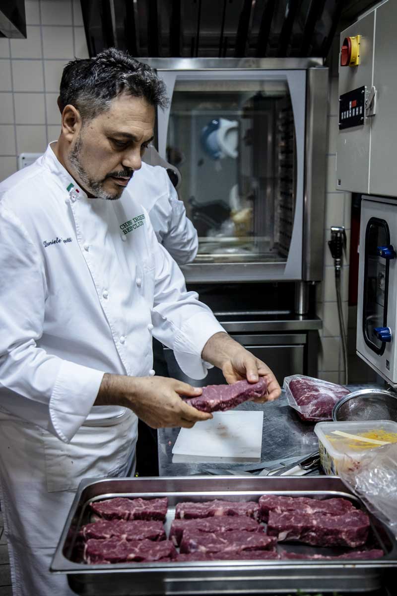 Daniele Repetti, chef stellato del Nido del Picchio